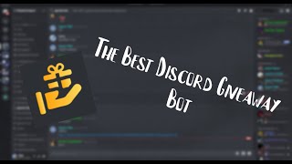 The Best Discord Giveaway Bot [upl. by Holofernes]