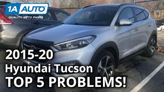 Top 5 Problems Hyundai Tucson SUV 3rd Generation 201520 [upl. by Solotsopa]