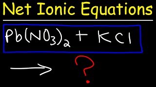 How To Write Net Ionic Equations In Chemistry  A Simple Method [upl. by Cecile]