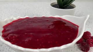 Raspberry Sauce From Scratch [upl. by Hortensia]