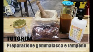 Tutorial  Preparazione gommalacca e del tampone [upl. by Tarsus]