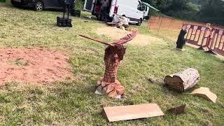 A fabulous range of wooden sculpture at Caerleon festival 2024 [upl. by Temple880]