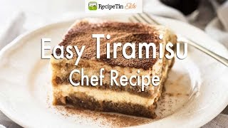 Easy Tiramisu Chef Recipe [upl. by Atterahs845]