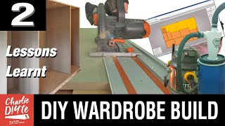 DIY Fitted Wardrobe Build  Lessons Learnt Video 2 [upl. by Pomcroy]