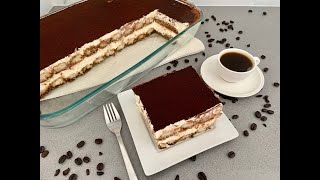 TIRAMISU RECIPE WITHOUT EGGS EASY TIRAMISU RECIPE [upl. by Gordon]