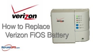 How to Replace Verizon FiOS Battery [upl. by Alexandro210]