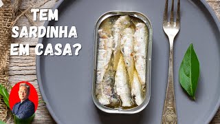 Tem sardinha enlatada em casa [upl. by Ardnovahs]