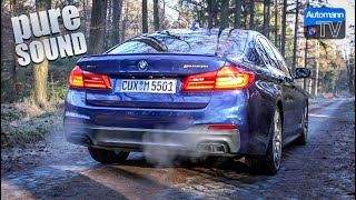 2018 BMW M550i 44 V8  pure SOUND 60FPS [upl. by Adarbil]