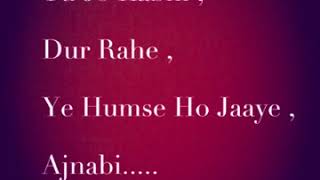 Baatein Ye Kabhi Na Khamoshiya Female Version lyrics YouTube [upl. by Benyamin]