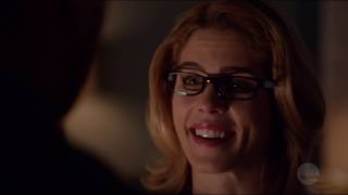 Felicity tells Oliver shes pregnant Arrow s07e14 [upl. by Ettigdirb388]