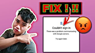 HOW TO FIX COULDNT SIGN IN GOOGLE ACCOUNT 2023 [upl. by Adiaj]