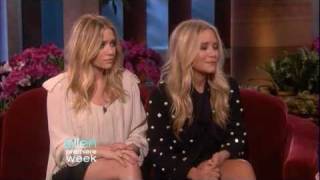 MaryKate amp Ashley Olsen Interview On Ellen  September 2010 [upl. by Llerryt748]