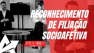 DIREITO DE FAMÍLIA Reconhecimento de filiação socioafetiva [upl. by Chemarin]