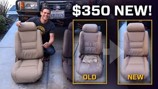 How to Reupholster Your Leather Seats for 350 [upl. by Anora423]