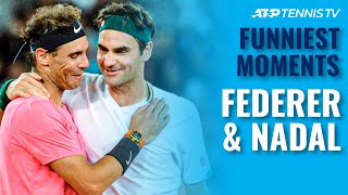 Roger Federer amp Rafael Nadal Funniest Moments in Iconic Tennis Rivalry [upl. by Nofets]