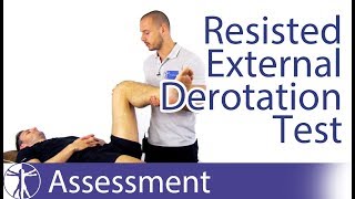 Resisted External Derotation Test  Gluteal TendinopathyGTPS [upl. by Miguelita713]