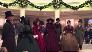 The Voices of Liberty carolers sing Christmas favorites at Epcot [upl. by Amlet]