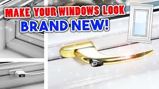 How to clean UPVC windows  PLUS Seal amp Handle Replacement  Easy DIY [upl. by Eudoxia]