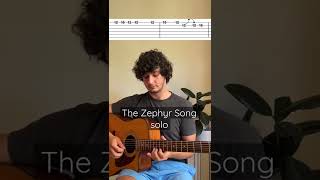 The Zephyr Song solo beginner guitar lesson [upl. by Sinegra223]