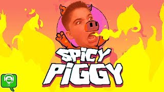 SPICY PIGGY iPhone Game  Skit on HobbyFamilyGaming [upl. by Rehptsirhc27]