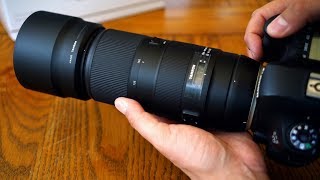 Tamron 100400mm f4563 VC USD lens review with samples Fullframe amp APSC [upl. by Wachter]