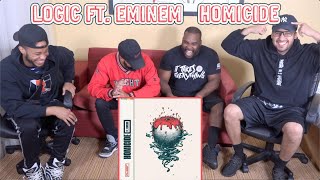 Logic Ft Eminem  Homicide REACTIONREVIEW [upl. by Erdnaid437]