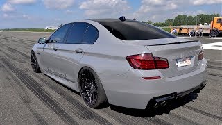 500HP BMW 550i 44 V8 M Sport 0225 KMH Accelerations [upl. by Ardiekal]