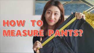 How To Measure Pants——ApparelWin [upl. by Notgnimer584]