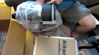 AFS Nikkor 400mm f28G ED VR Autofocus Lens Unboxing [upl. by Alpheus]