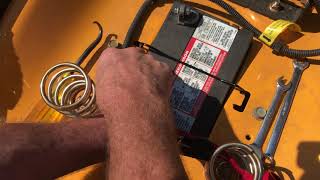 How to remove a battery from your lawn tractor [upl. by Nela]