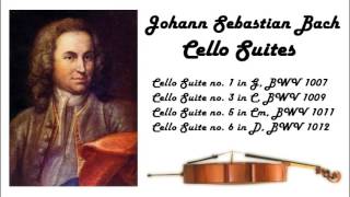 Johann Sebastian Bach  Cello suites in 432 Hz great for reading or studying [upl. by Rafaelia]