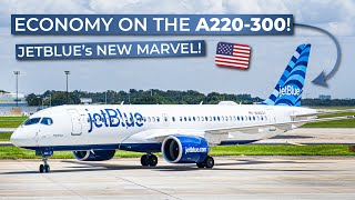 TRIPREPORT  JetBlue ECONOMY  Airbus A220300  Tampa  Boston [upl. by Dambro586]