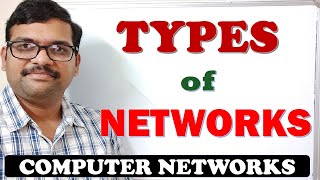 02  TYPES OF NETWORKS  COMPUTER NETWORKS [upl. by Haskins]