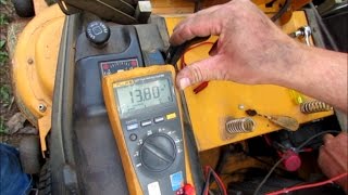 Fixing Cub Cadet Charging System [upl. by Anibor951]