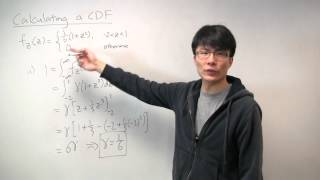 Calculating a Cumulative Distribution Function CDF [upl. by Ahsinyt]