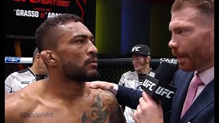 Joanderson Brito Octagon Interview  UFC Vegas 62 [upl. by Bergstein]