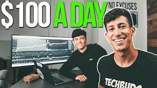 HOW TO MAKE 100 A DAY AS A BEGINNER INVESTOR [upl. by Akelahs876]