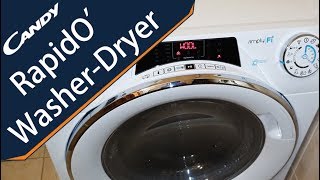 Candy RapidO washer dryer  Overview amp Test [upl. by Nolie754]