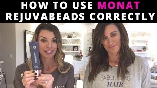 How To Use Monat Rejuvabeads and Other Styling Products [upl. by Bowes]