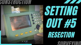 SETTING OUT  How to do Resection using a Total Station Step by step guide to orientate the EDM [upl. by Lupe]