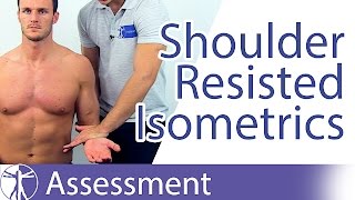 Resisted Isometric Testing Shoulder [upl. by Vasilis]