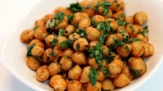 Chickpea Salad Moroccan Style Recipe  CookingWithAlia  Episode 316 [upl. by Neille]